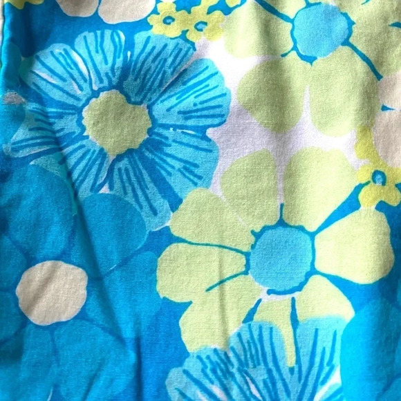 LILLY PULITZER EUC GIRLS BOTTOMS PANTS SUMMER SPRING FLORAL BLUE CASUAL  SZ 4 - Picture 6 of 6